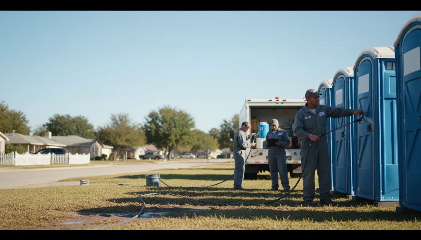 Long-Term Portable Toilet Rental in Logan, AL near me